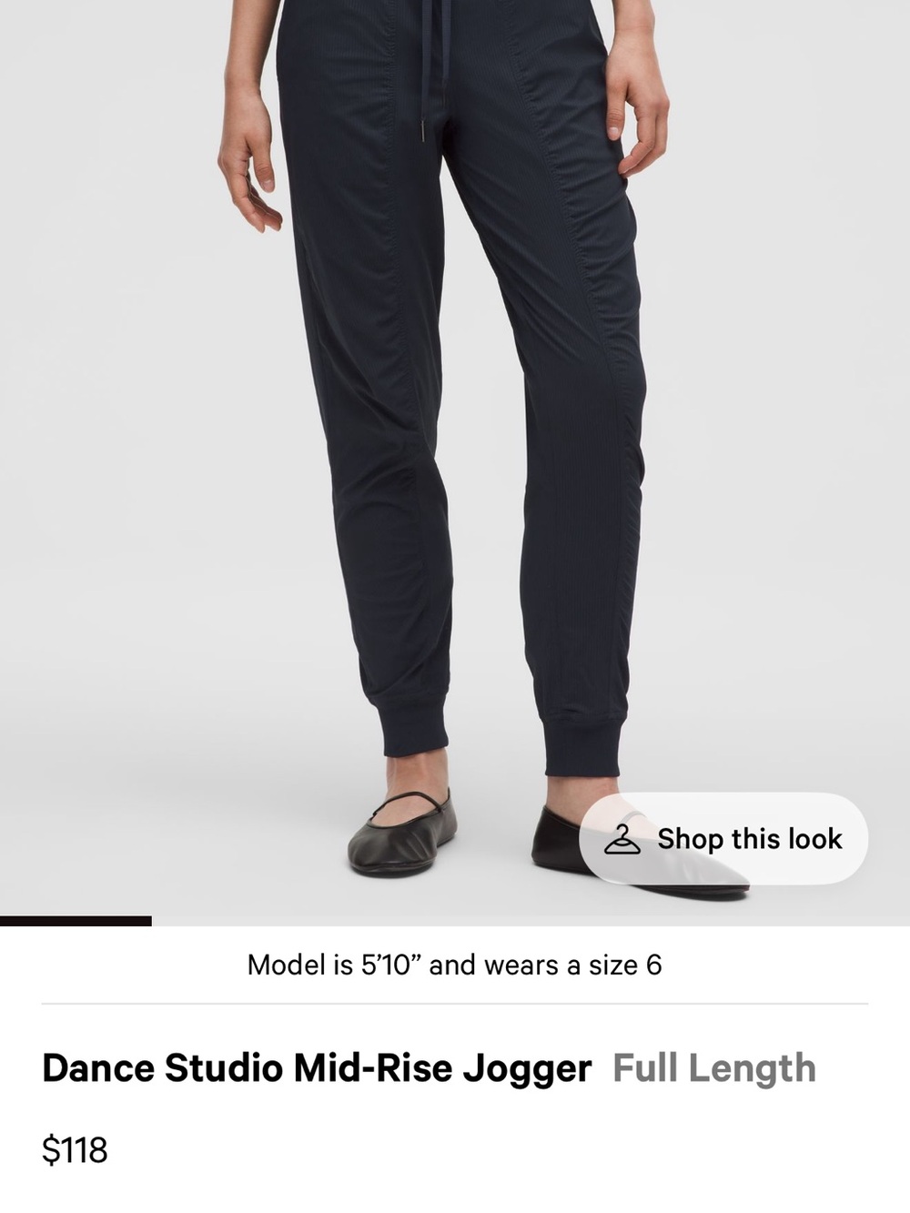 NAVY lululemon athletica Dance Studio Mid-Rise Jogger - NAVY